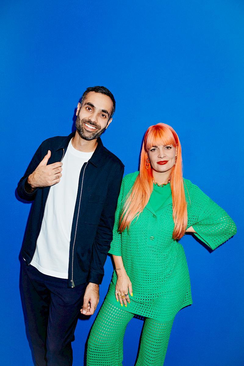 Micasa Creative Director Maxime Zenderoudi and Nadja Stäubli, CEO, Creative Director, and Designer of Sula